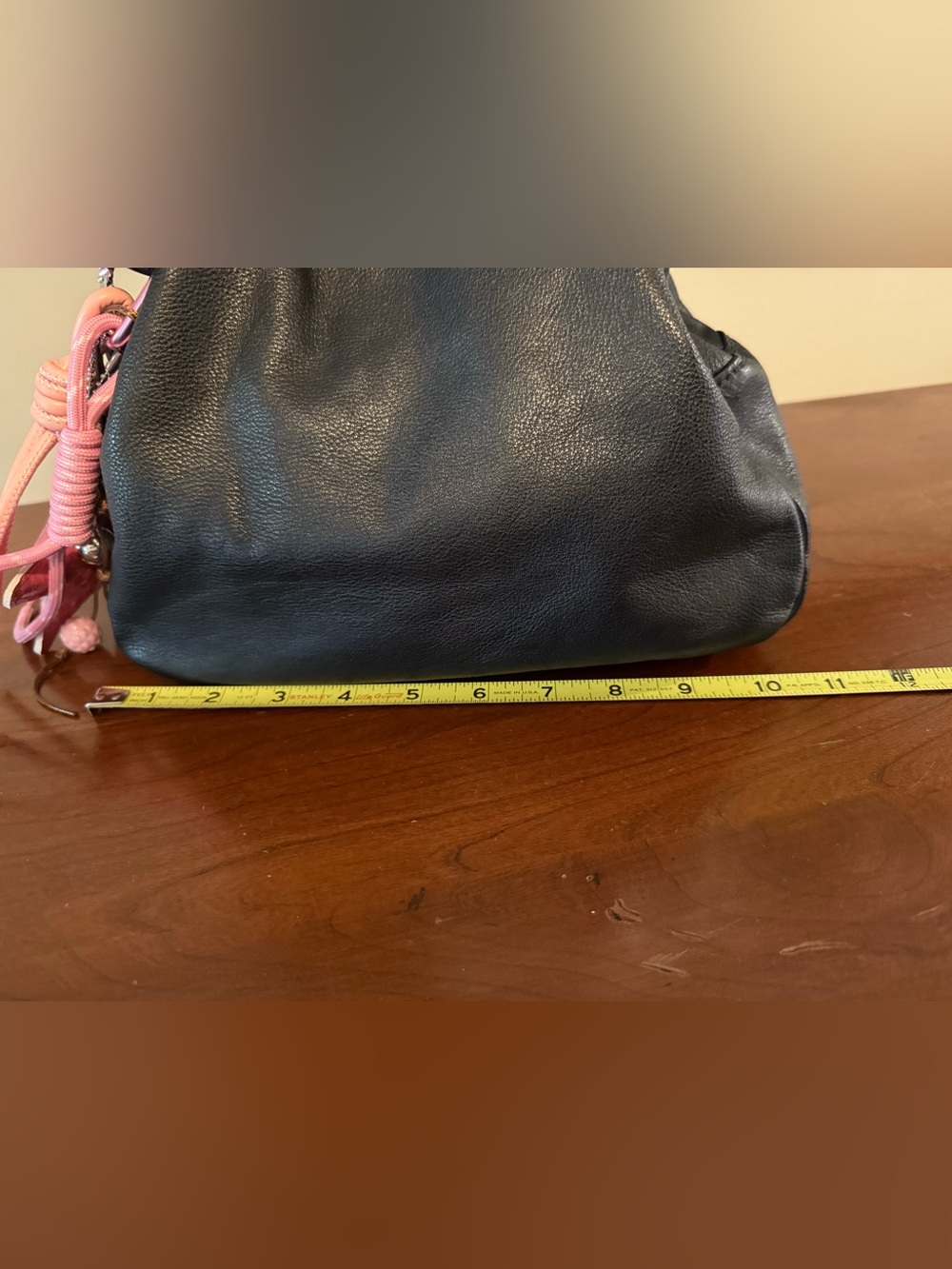 HOBO Mini Darling Satchel Buttery Soft Black Leather Slouchy Dumpling Bag - Picture 12 of 13
